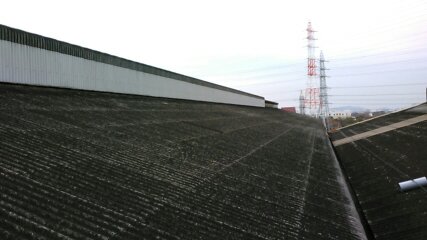 倉敷市内　屋根カバー　改修工事