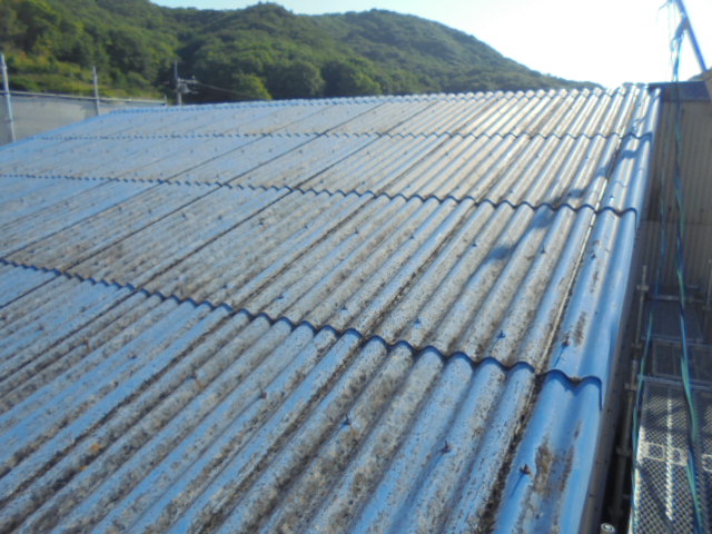 岡山市内　屋根カバー　改修工事