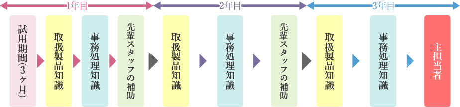 入社してからの流れ