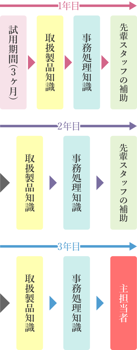 入社してからの流れ